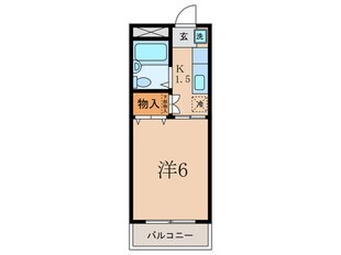 ジュネス高津の物件間取画像